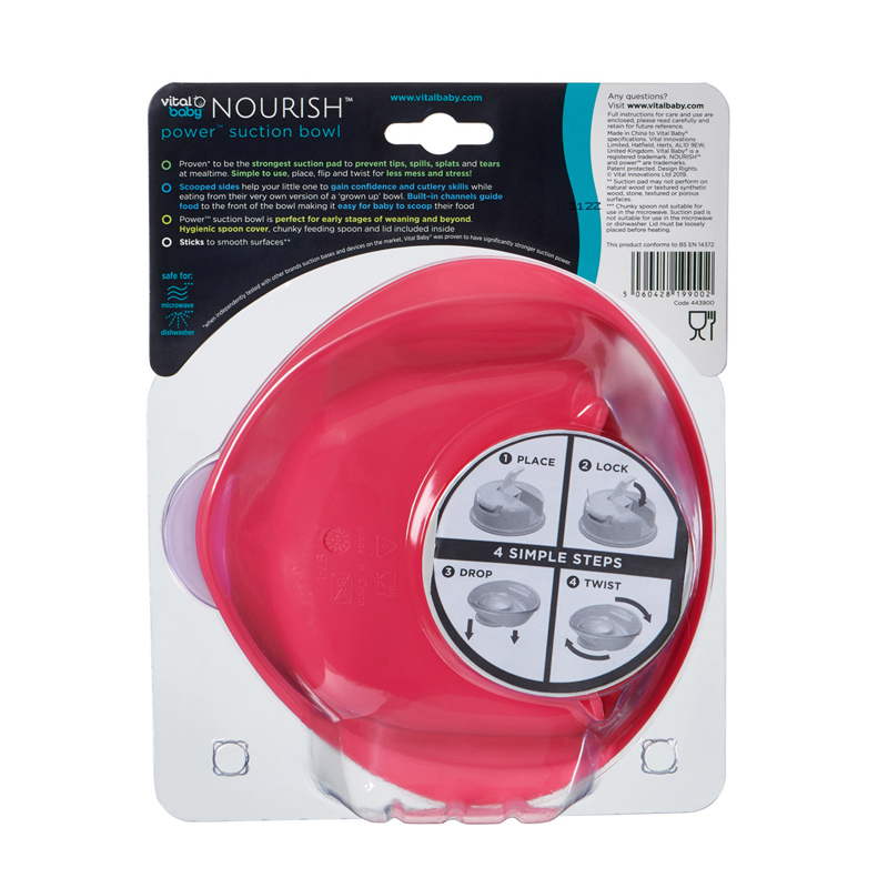 Vital Baby NOURISH Power Suction Bowl Fizz