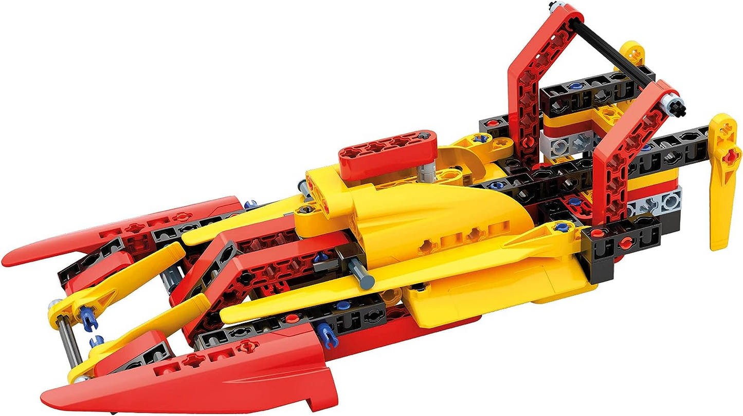 Clementoni 61382 Science Museum Mechanics-Buggy & Quad-Building Set, Kit Científico para Crianças de 8 Anos, Brinquedos STEM, Versão em Inglês Feito na Itália, Multicolorido