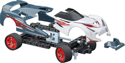 Clementoni 61382 Science Museum Mechanics-Buggy & Quad-Building Set, Kit Científico para Crianças de 8 Anos, Brinquedos STEM, Versão em Inglês Feito na Itália, Multicolorido