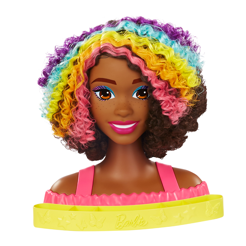 Barbie styling 2024 head natural hair