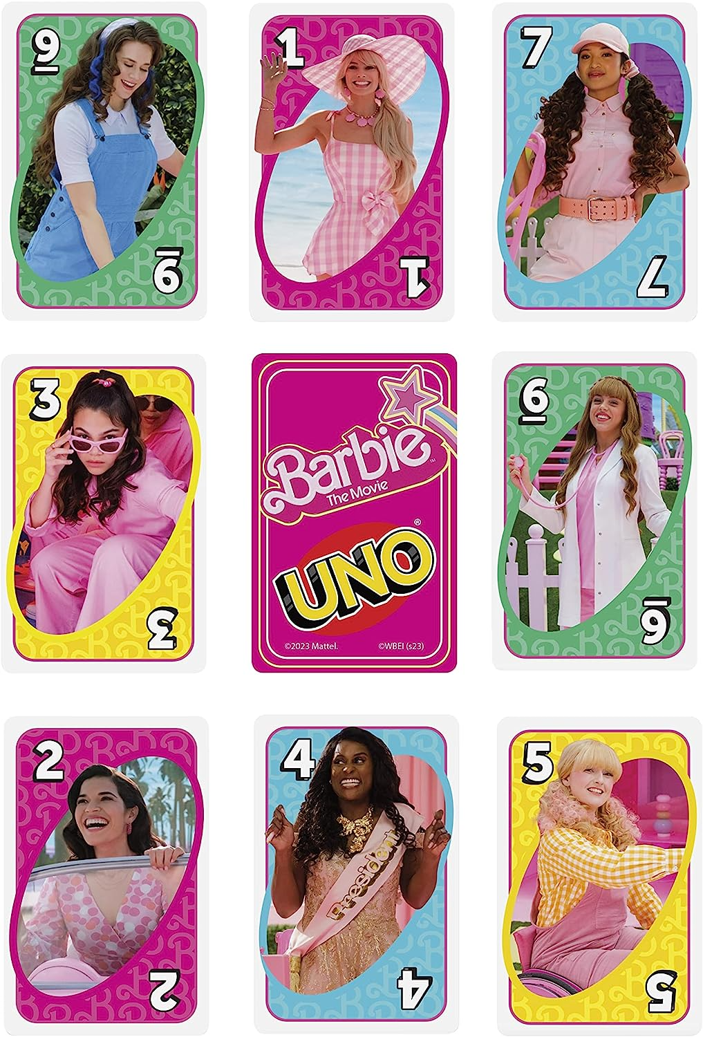 Jogo de Cartas Uno Barbie O Filme Mattel - Fátima Criança