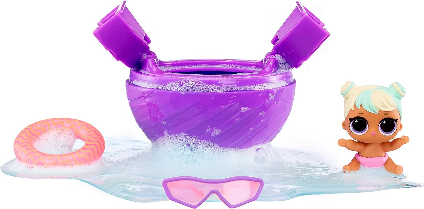 LOL Surprise Bubble Surprise Lil Sisters - VARIEDADE ALEATÓRIA - Boneca colecionável, irmãzinha, surpresas, acessórios, Bubble Surprise Unboxing e Bubble Foam Reaction - Ótimo para crianças de 4 anos ou mais