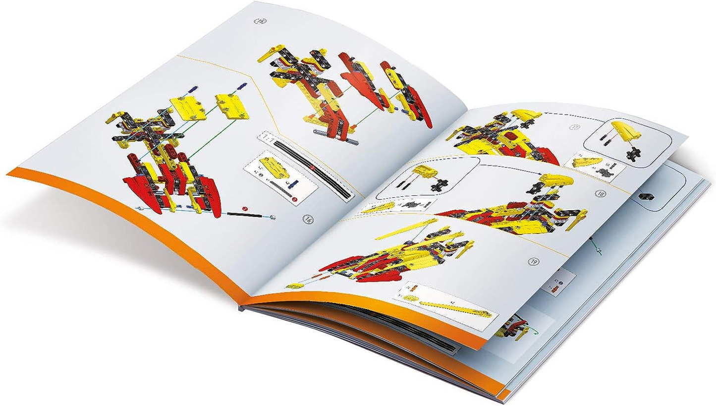 Clementoni 61382 Science Museum Mechanics-Buggy & Quad-Building Set, Kit Científico para Crianças de 8 Anos, Brinquedos STEM, Versão em Inglês Feito na Itália, Multicolorido