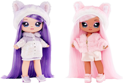 Na! Na! Na! Surprise  Conjunto de quarto de mochila 3 em 1 - REENA DE LA ROSA - Inclui mochila de gatinho rosa para crianças de 5 anos ou mais