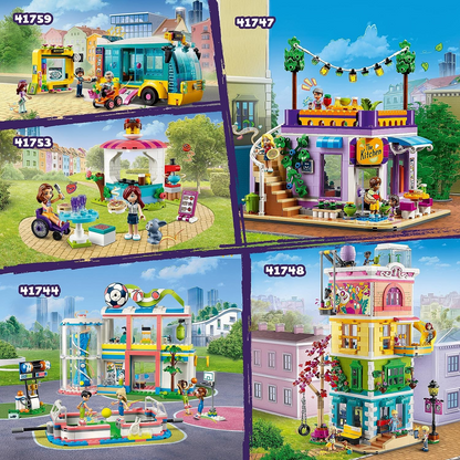 LEGO 41753 Friends Pancake Shop Juego de Café, Juguete Creativo para Niñas, Niños y Niños a Partir de 6 Años con Mini Muñecas Paisley y Luna, Además de un Muñeco de Conejito, Pequeño Regalo para Niños