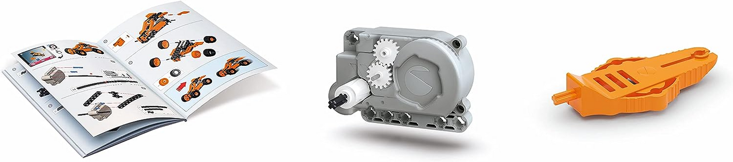 Clementoni 61382 Science Museum Mechanics-Buggy & Quad-Building Set, Kit Científico para Crianças de 8 Anos, Brinquedos STEM, Versão em Inglês Feito na Itália, Multicolorido