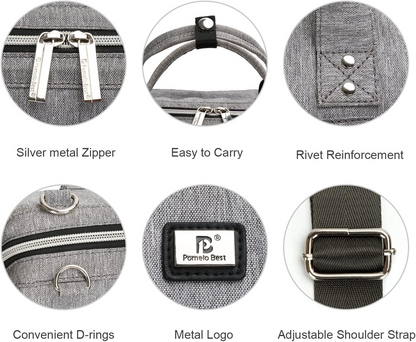 Pomelo Melhor bolsa para troca de bebê com clipes para carrinho de bebê e trocador