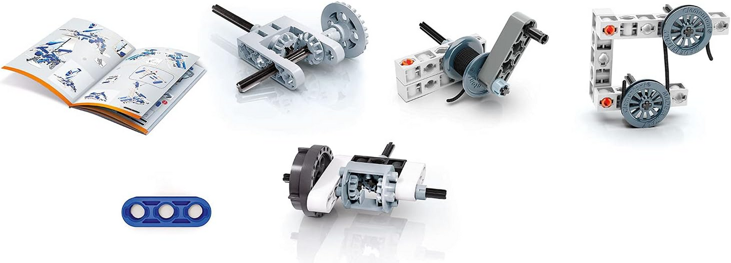 Clementoni 61382 Science Museum Mechanics-Buggy & Quad-Building Set, Kit Científico para Crianças de 8 Anos, Brinquedos STEM, Versão em Inglês Feito na Itália, Multicolorido