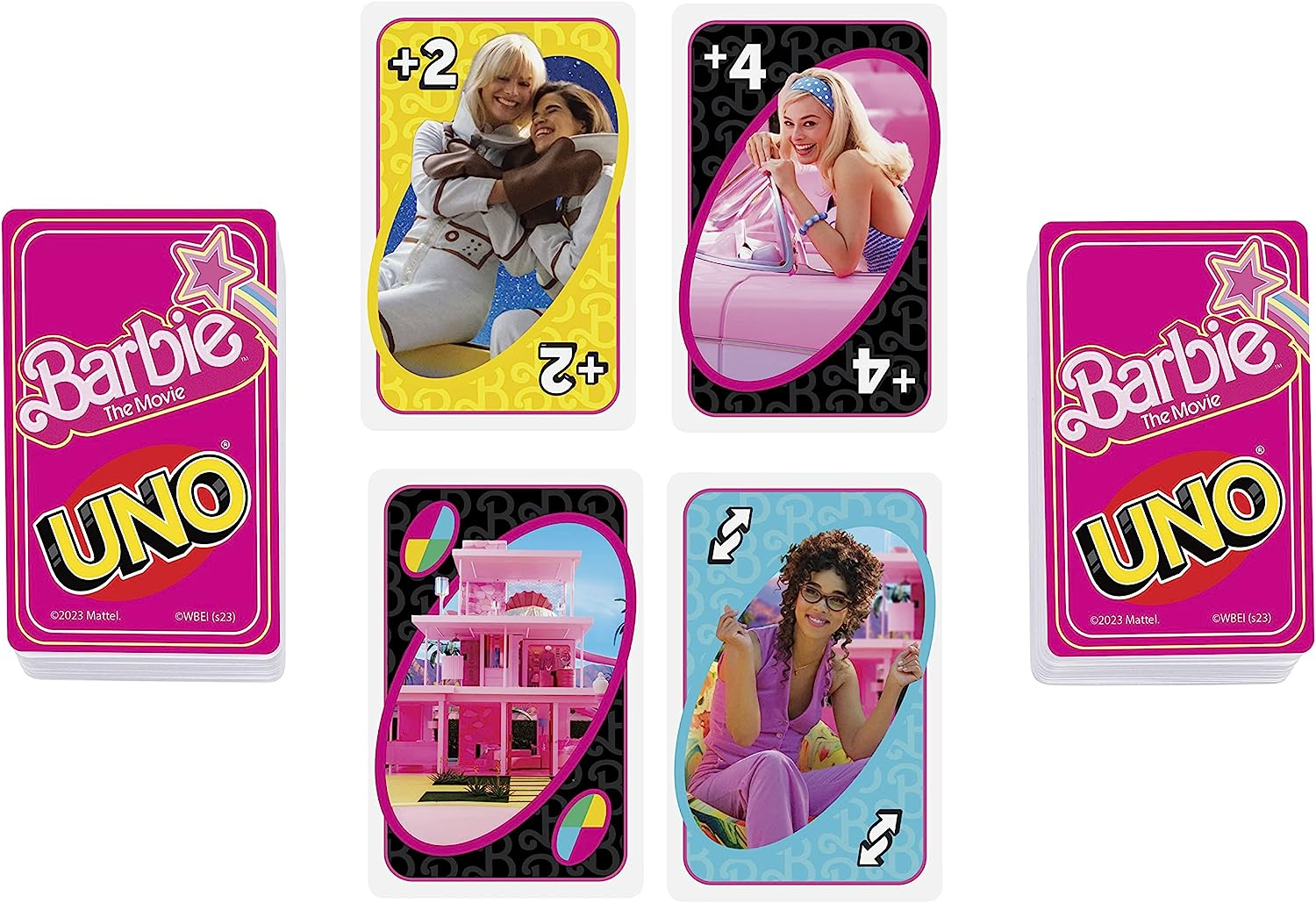 UNO Barbie The Movie Card Game, inspirado no filme para Family Night