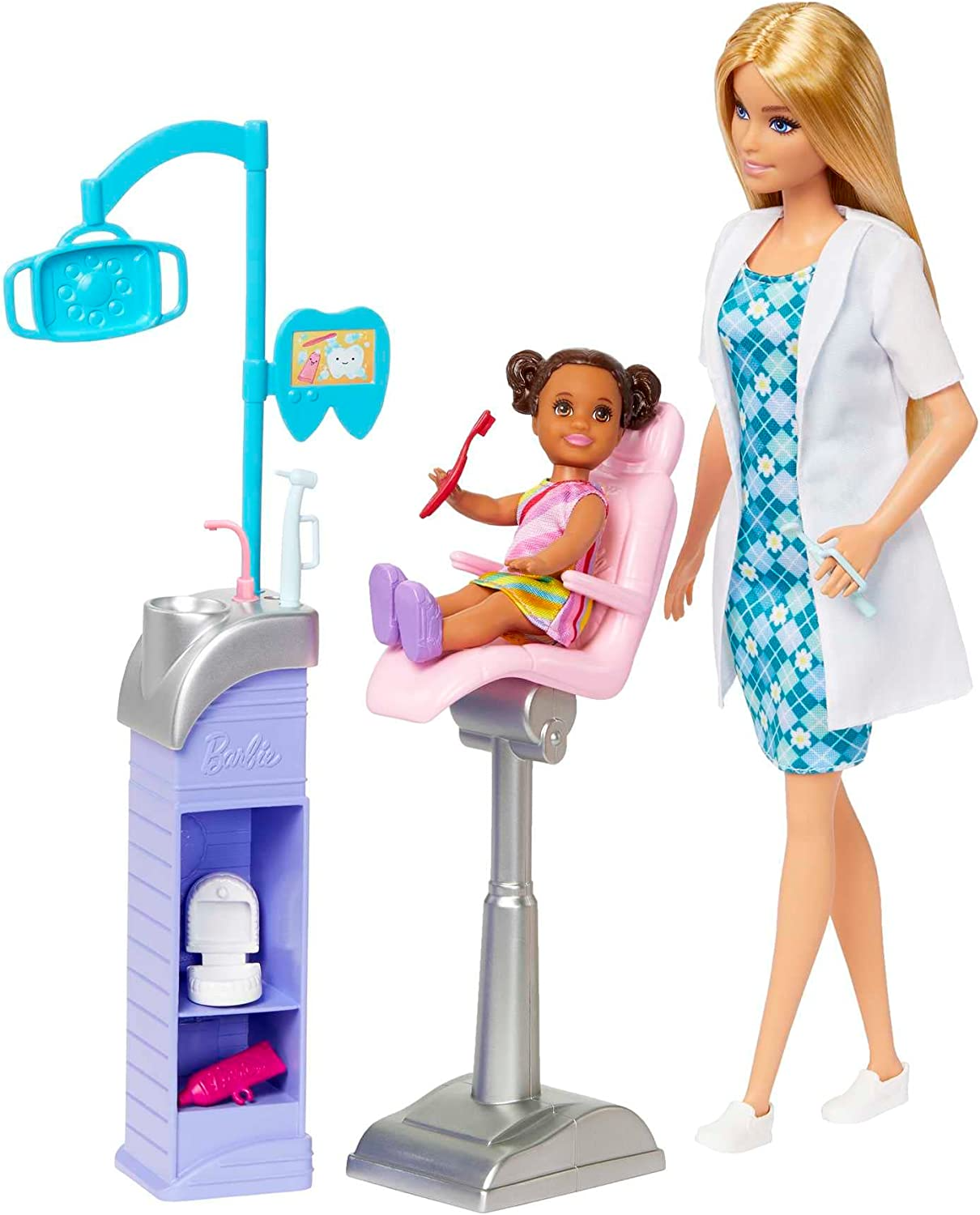 Barbie Doctora Rubia y Set de Juego de Muñeca Bebé Multicolor| Kidinn Barbie Doctora Rubia y Set de Juego de Muñeca Bebé Multicolor| Kidinn