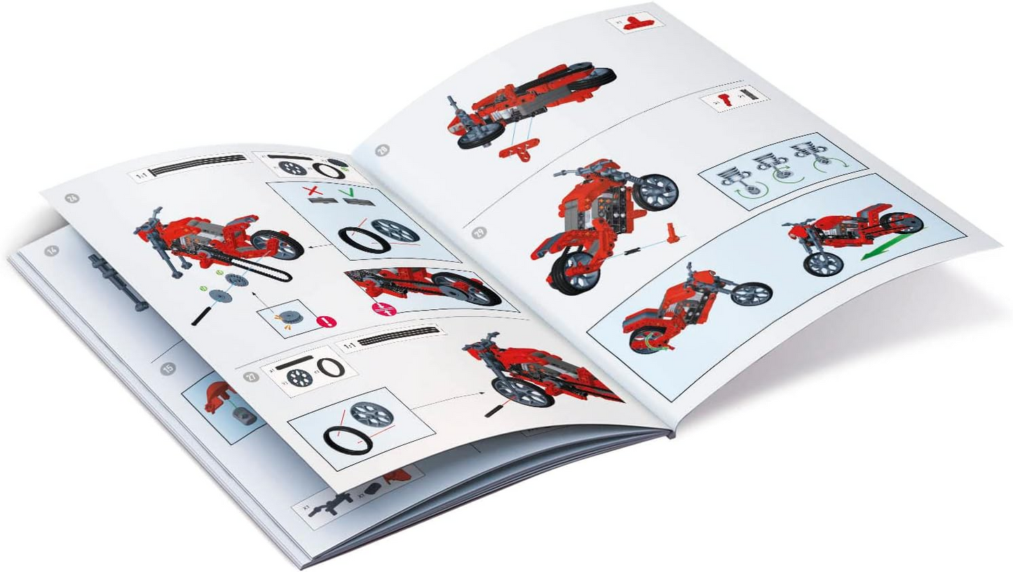 Clementoni 61382 Science Museum Mechanics-Buggy & Quad-Building Set, Kit Científico para Crianças de 8 Anos, Brinquedos STEM, Versão em Inglês Feito na Itália, Multicolorido