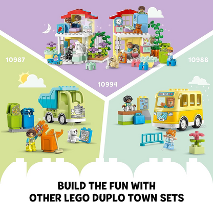 LEGO  10991 DUPLO Dream Playground Set, brinquedo de construção para crianças de mais de 2 anos com construções de baleias e foguetes, ajuda crianças pequenas a aprender letras, números e cores com tijolos