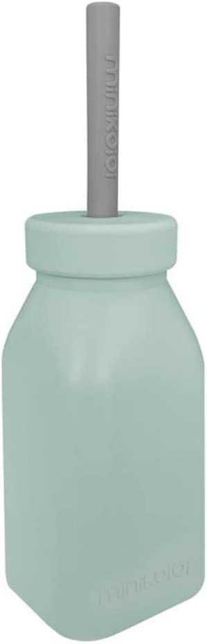 MinikOiOi 101240005 Garrafa 200 ml Garrafa+Palha Hortelã