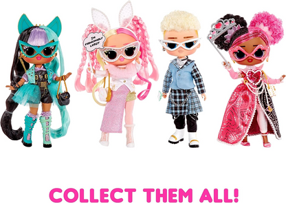 LOL Surprise Tweens Masquerade Party Fashion Doll com 20 surpresas - KAT MISCHIEF - Inclui acessórios de festa e dois looks de moda - Para crianças e colecionadores com mais de 4 anos