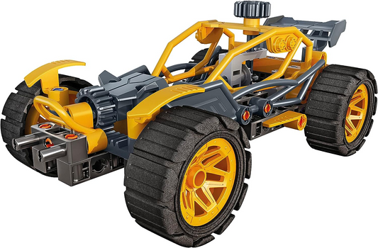Clementoni 61382 Science Museum Mechanics-Buggy & Quad-Building Set, Kit Científico para Crianças de 8 Anos, Brinquedos STEM, Versão em Inglês Feito na Itália, Multicolorido