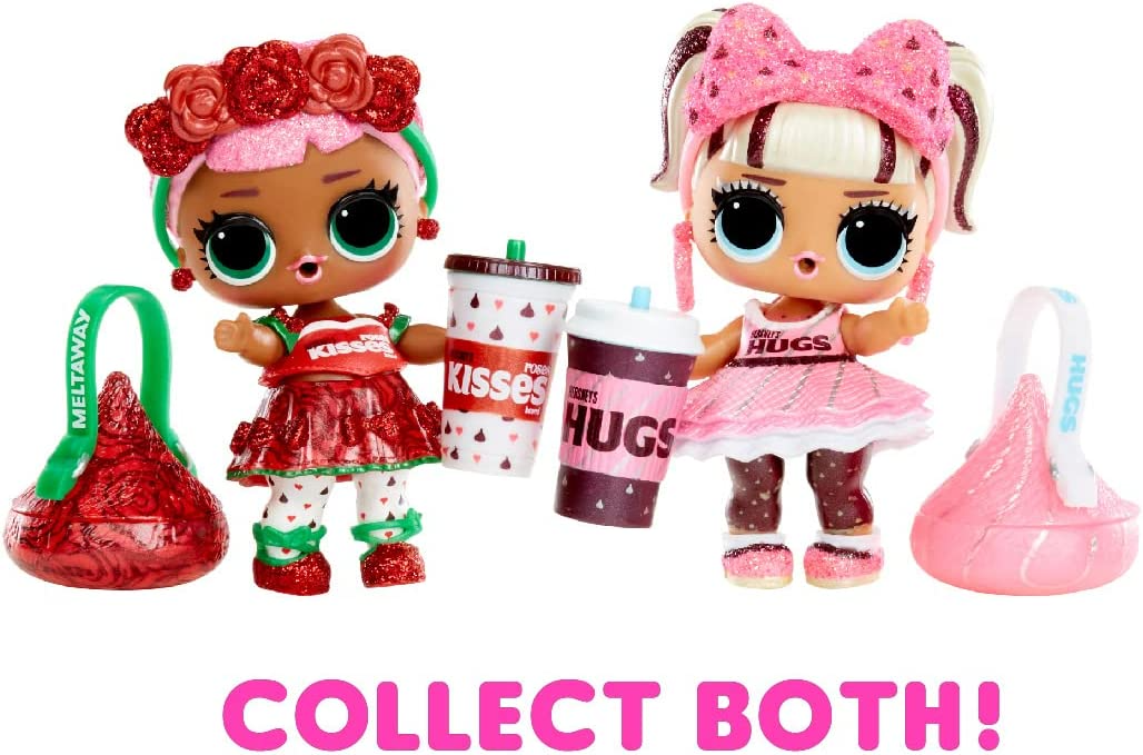 L.O.L. Surprise!   Boneca Loves Mini Sweets Hugs & Kisses - MELTAWAY ROSIE - Bonecas colecionáveis de edição limitada do Dia dos Namorados com 7 surpresas e acessórios - Ótimo presente para crianças de 4 anos ou mais