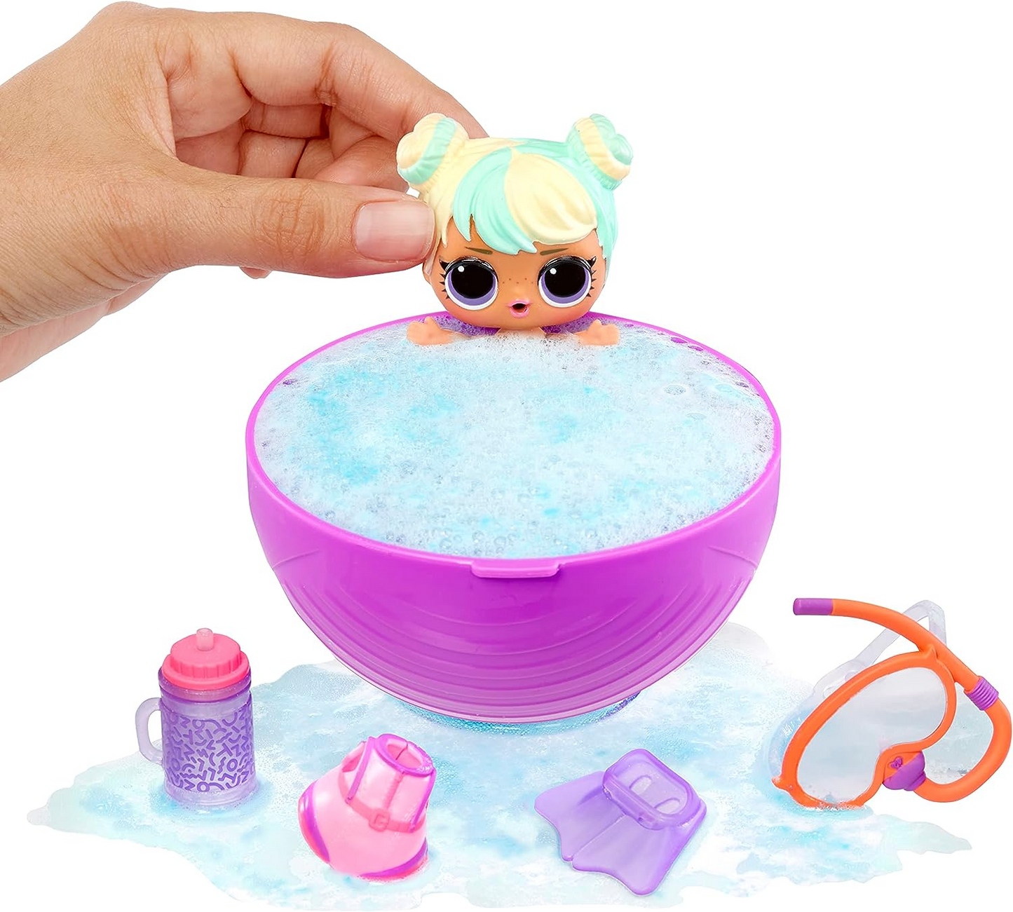 LOL Surprise Bubble Surprise Dolls - Muñeca coleccionable, sorpresas, accesorios, desembalaje de burbujas sorpresa, reacción de espuma con purpurina de agua caliente - Gran regalo para niñas de 4 años en adelante