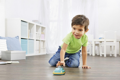 Playmobil  71323 1.2.3: Push & Go Car Carro de brinquedo interativo com motor de volante para crianças descobrirem funções básicas, conjuntos de jogos adequados para crianças de 12 meses ou mais