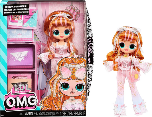 L.O.L. Surprise OH MEU DEUS. Boneca da moda - WILDFLOWER - Inclui boneca, várias surpresas e acessórios fabulosos - ótimo para crianças de 4 anos ou mais