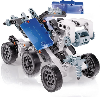 Clementoni 61382 Science Museum Mechanics-Buggy & Quad-Building Set, Kit Científico para Crianças de 8 Anos, Brinquedos STEM, Versão em Inglês Feito na Itália, Multicolorido
