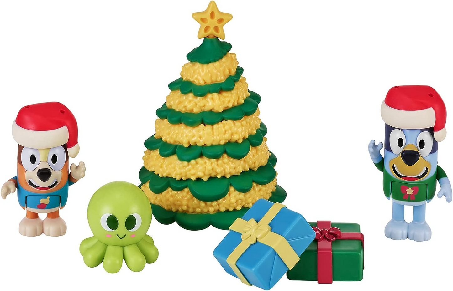 Bluey Pacote surpresa de Natal em família. Abra a embalagem para encontrar uma surpresa todos os dias durante 24 dias!