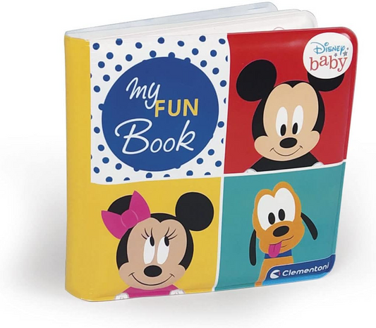 Clementoni 17720 Mi Divertido Fun Disney Baby Books 6 Meses, Primeiros Anos, Infantil, Brinquedos para Recém Nascidos, Multicor, Medio