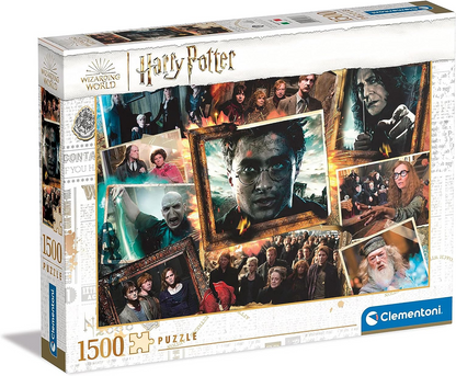 Clementoni 31697 Harry Potter 1500 peças, quebra-cabeça para adultos, feito na Itália, multicolorido