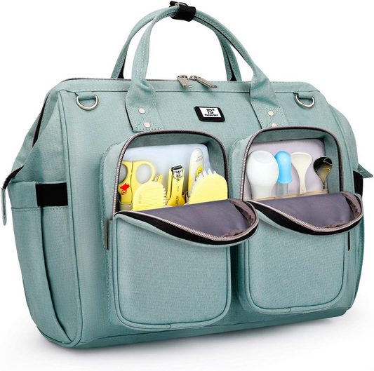 Pomelo Best bolsa para troca de bebê com clipes para carrinho de bebê e trocador