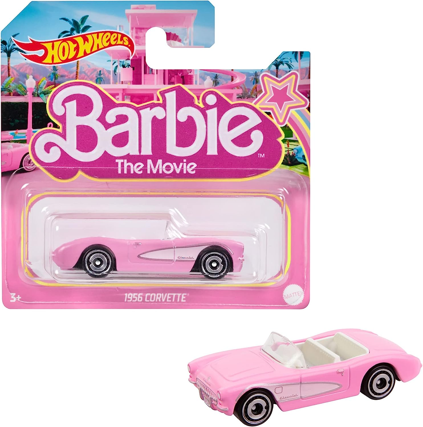 Foglio Adesivi Vintage Barbie Corvette - Mattel 1983 - Nuovo Vecchio Stock 2784-0320