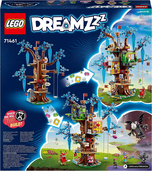 LEGO 71461 DREAMZzz Conjunto de brinquedos fantásticos para casa na árvore, construa o modelo em 2 modos diferentes, com as minifiguras da Sra. Castillo, Izzie, Mateo e o caçador noturno, brinquedos imaginativos baseados no programa de TV