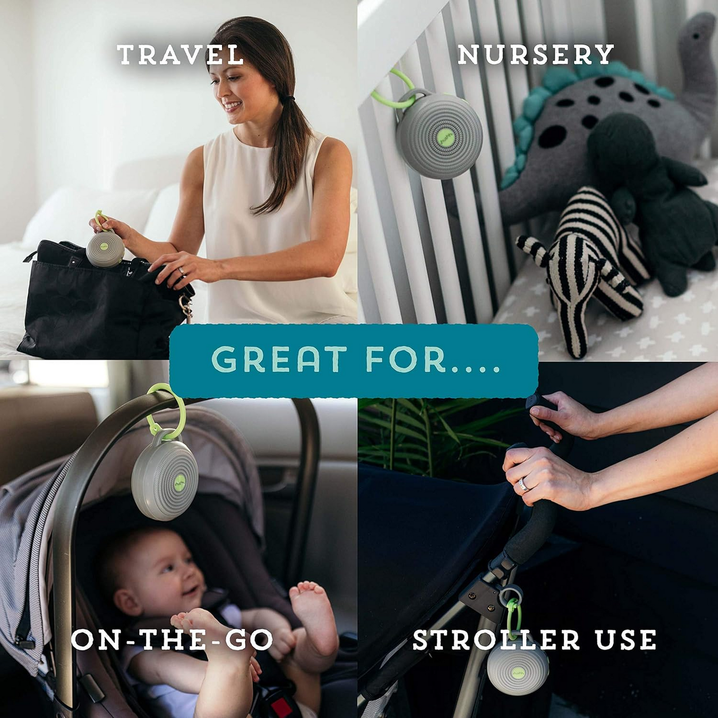 Marpac - Yogasleep - Máquina portátil de som de ruído branco Hushh para bebê, 190 g