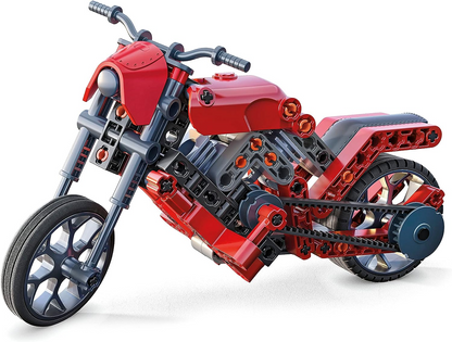 Clementoni 61382 Science Museum Mechanics-Buggy & Quad-Building Set, Kit Científico para Crianças de 8 Anos, Brinquedos STEM, Versão em Inglês Feito na Itália, Multicolorido