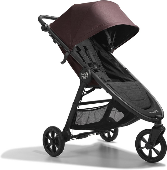 Baby Jogger  Carrinho de passeio todo-o-terreno City Mini GT2 | Carrinho de passeio leve e dobrável | Tijolo Mogno