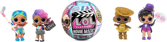 L.O.L. Surprise! 576471EUC LOL Magic 10 surpresas, incluindo boneca, adereços, cartão exclusivo de cena de filme e acessórios - presente para meninas a partir de 4 anos, 4,49 x 4,49 x 4,49 centímetros