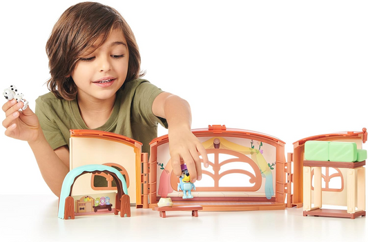 Bluey School Friends - Juego escolar Calypso, juego de figuras articuladas de 2,5 a 3 pulgadas