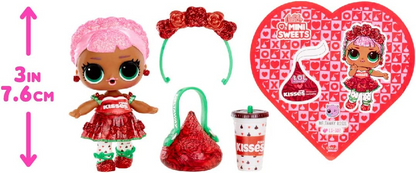 L.O.L. Surprise!   Boneca Loves Mini Sweets Hugs & Kisses - MELTAWAY ROSIE - Bonecas colecionáveis de edição limitada do Dia dos Namorados com 7 surpresas e acessórios - Ótimo presente para crianças de 4 anos ou mais