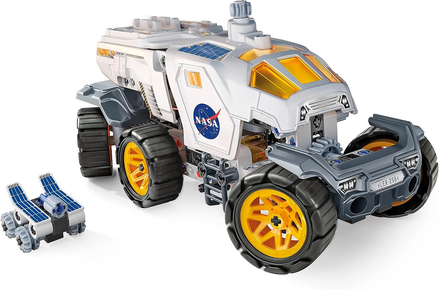 Clementoni  61550 - Ciência e diversão - NASA Rover - Conjunto de construção, brinquedos científicos, kit de ciências para crianças de 8 anos, brinquedos STEM, versão em inglês