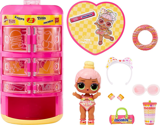 LOL Surprise Loves Mini Sweets Surprise-O-Matic Serie 2 - SURTIDO ALEATORIO - Muñeca coleccionable con temática de dulces de edición limitada con 8 sorpresas y accesorios divertidos - para coleccionistas y niños de 4 años en adelante