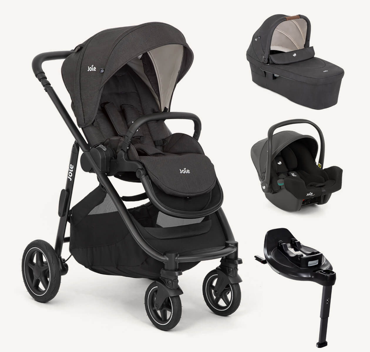 Versastrax™ Pacote On-The-Go Encore Carrinho de passeio multimodo 4 em 1 com i-Snug™ 2, Ramble™ XL e i-Base™ Encore