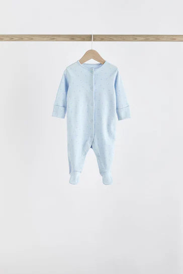 |BabyBoy| Pacote De 7 Pijamas Blue Baby Bear (0-2 anos)