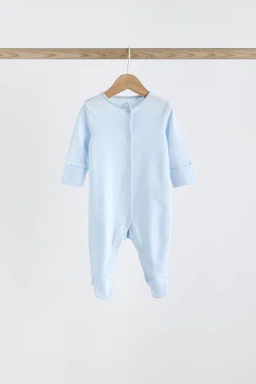 |BabyBoy| Pacote De 4 Pijamas Blue Baby Bear (0-2 anos)