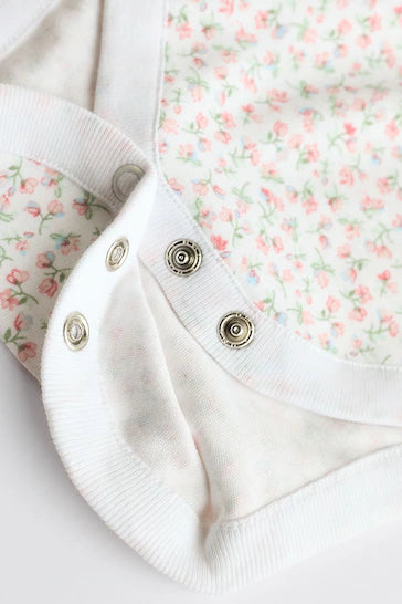 |Niña| Pack de 5 chalecos para bebé Conejito Rosa