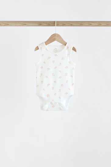 |Niña| Pack de 5 chalecos para bebé Conejito Rosa