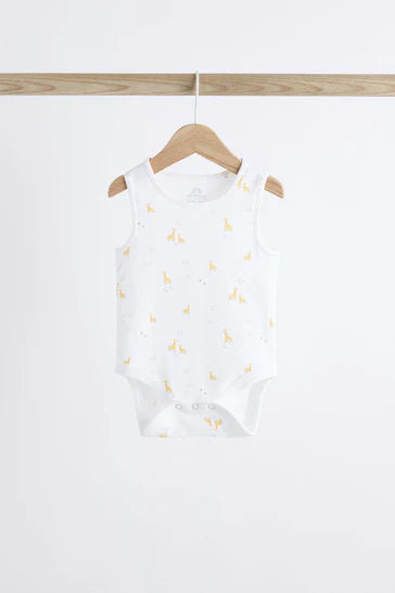|BabyBoy| Conjunto De 5 Macacões Para Bebê Com Colete Branco