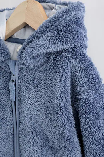 |BabyBoy| Jaqueta De Lã Aconchegante Para Bebê - Azul Marinho (0 meses a 2 anos)