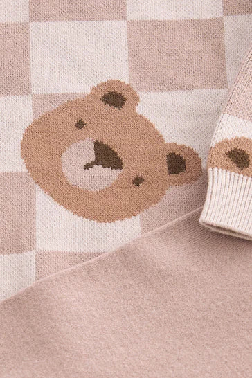 |Boy| Conjunto De Moletom e Leggings De Malha Neutral Bears (3 meses a 7 anos)
