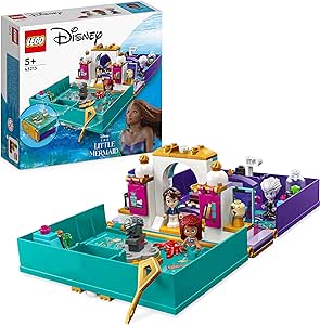 LEGO 43213 Conjunto de aventuras no livro de histórias da Disney Princess Ariel