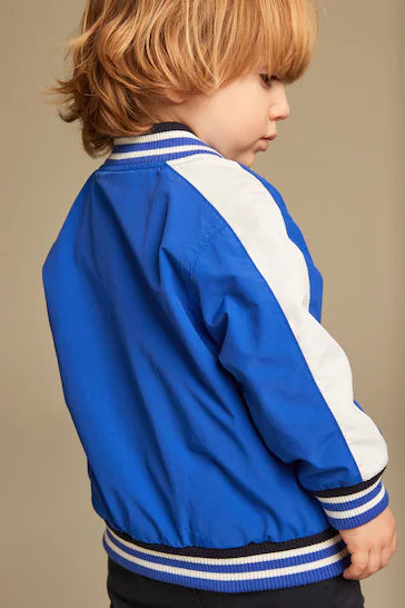 |Boy| Jaqueta Varsity - Azul Cobalto (3 Meses - 7 Anos)