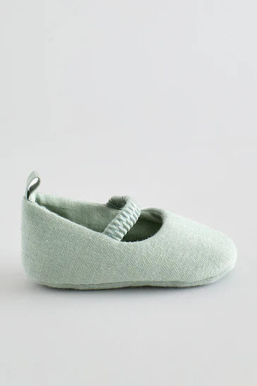 |BabyGirl| Sapatos de bebê Mary Jane - verde sálvia (0 - 24 meses)