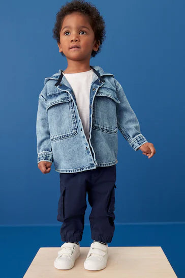 |Niño| Blue Jeans Hooded Shack (3 meses a 7 años)